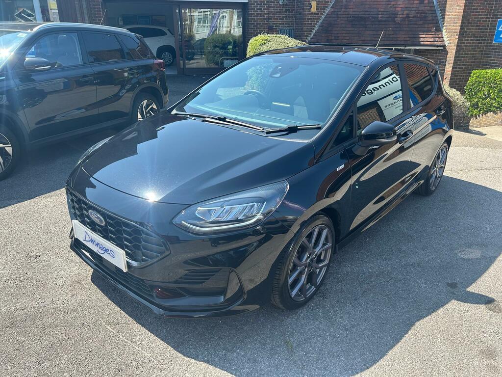 Ford Fiesta 1.0T Ecoboost St-line Hatchback Black #2