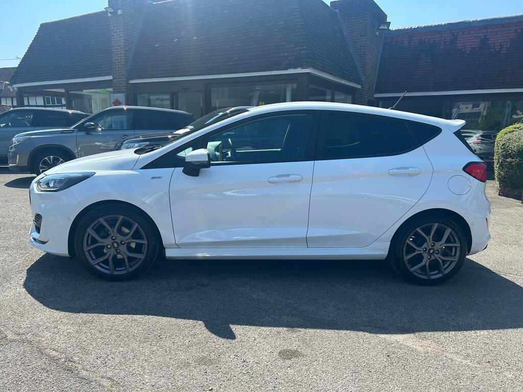 Ford Fiesta 1.0T Ecoboost St-line Hatchback White #3