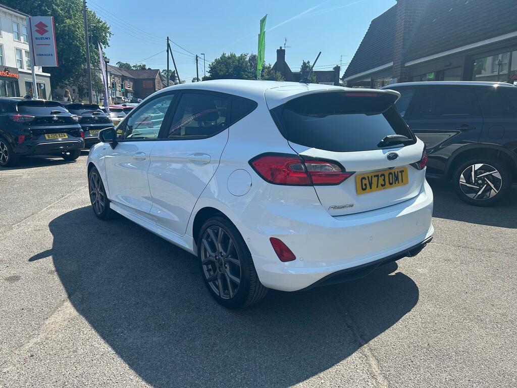 Ford Fiesta 1.0T Ecoboost St-line Hatchback White #4