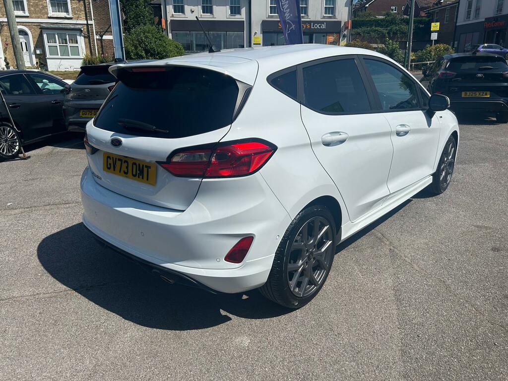 Ford Fiesta 1.0T Ecoboost St-line Hatchback White #6