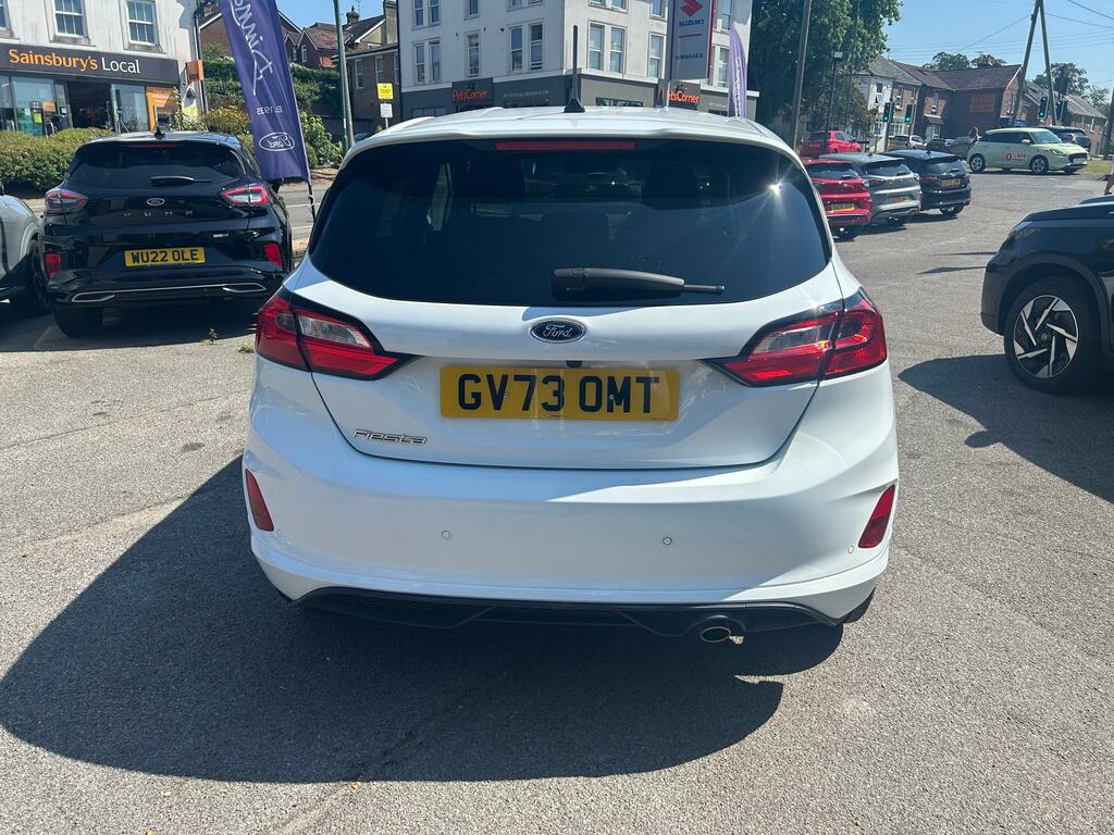 Ford Fiesta 1.0T Ecoboost St-line Hatchback White #5