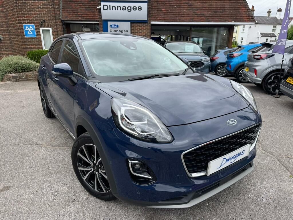 Ford Puma 1.0T Ecoboost Mhev Titanium Suv Hybrid Blue
