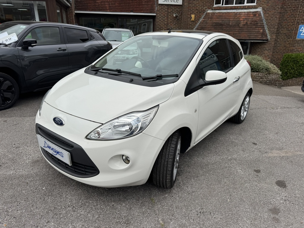 Ford KA 1.2 Titanium Hatchback Euro 5 6 White #3