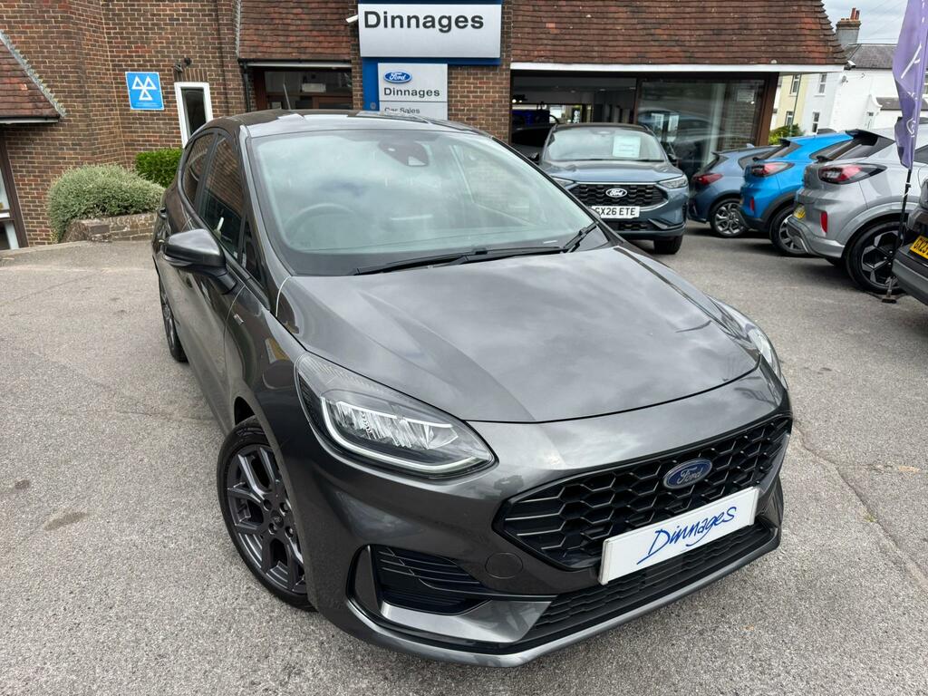 Ford Fiesta 1.0T Ecoboost Mhev St-line Edition Hatchback P GV73OMU Blue #4