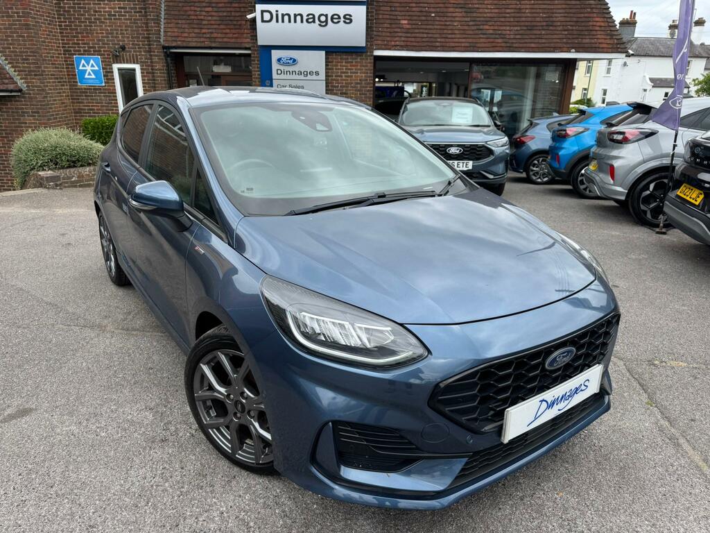 Ford Fiesta 1.0T Ecoboost Mhev St-line Edition Hatchback P Blue