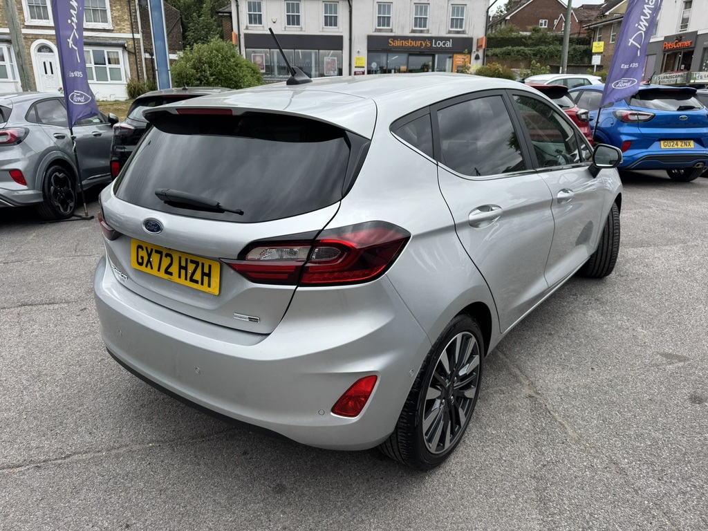 Ford Fiesta 1.0T Ecoboost Mhev Titanium Vignale Hatchback Silver #5