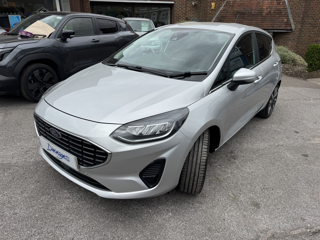 Ford Fiesta 1.0T Ecoboost Mhev Titanium Vignale Hatchback Silver #3