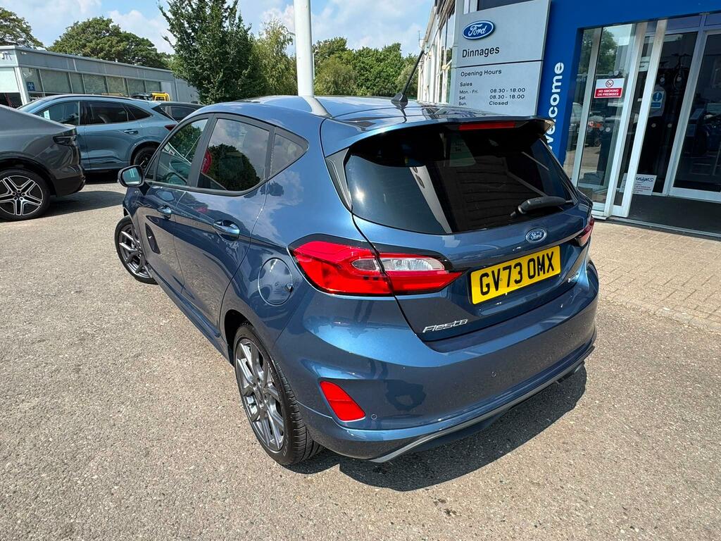Ford Fiesta 1.0T Ecoboost Mhev St-line Edition Hatchback P GV73OMX Blue #5