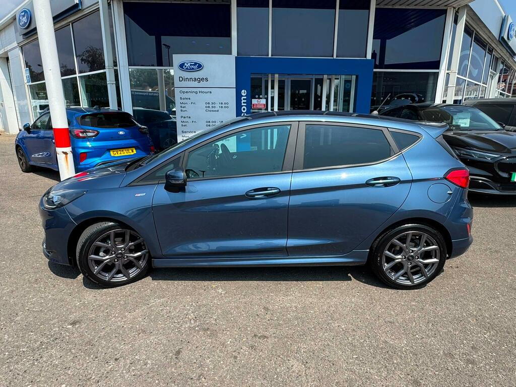 Ford Fiesta 1.0T Ecoboost Mhev St-line Edition Hatchback P GV73OMX Blue #6