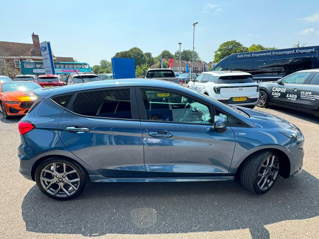 Ford Fiesta 1.0T Ecoboost Mhev St-line Edition Hatchback P GV73OMX Blue #2