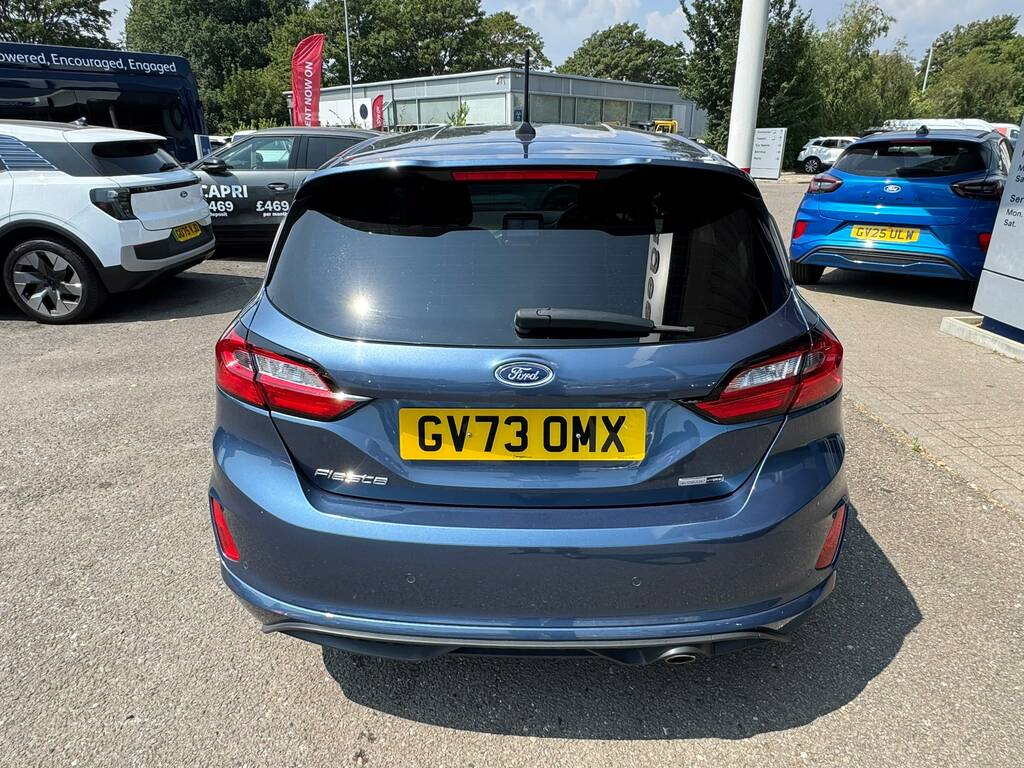 Ford Fiesta 1.0T Ecoboost Mhev St-line Edition Hatchback P GV73OMX Blue #4