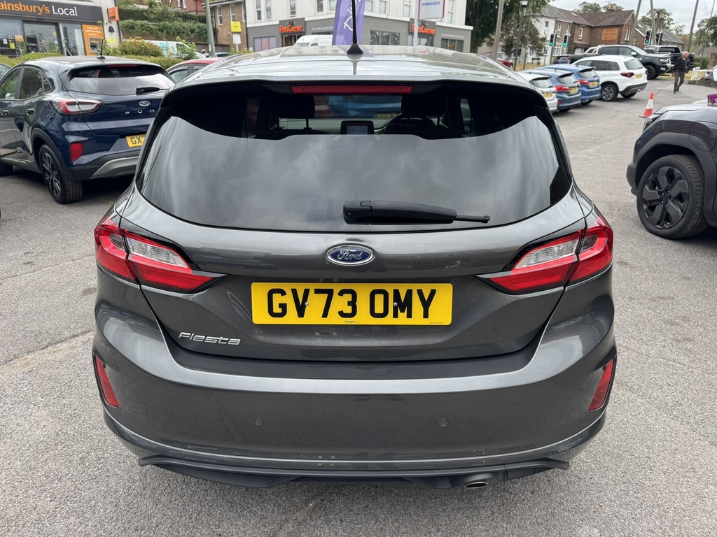 Ford Fiesta 1.0T Ecoboost St-line Hatchback GV73OMY Grey #6