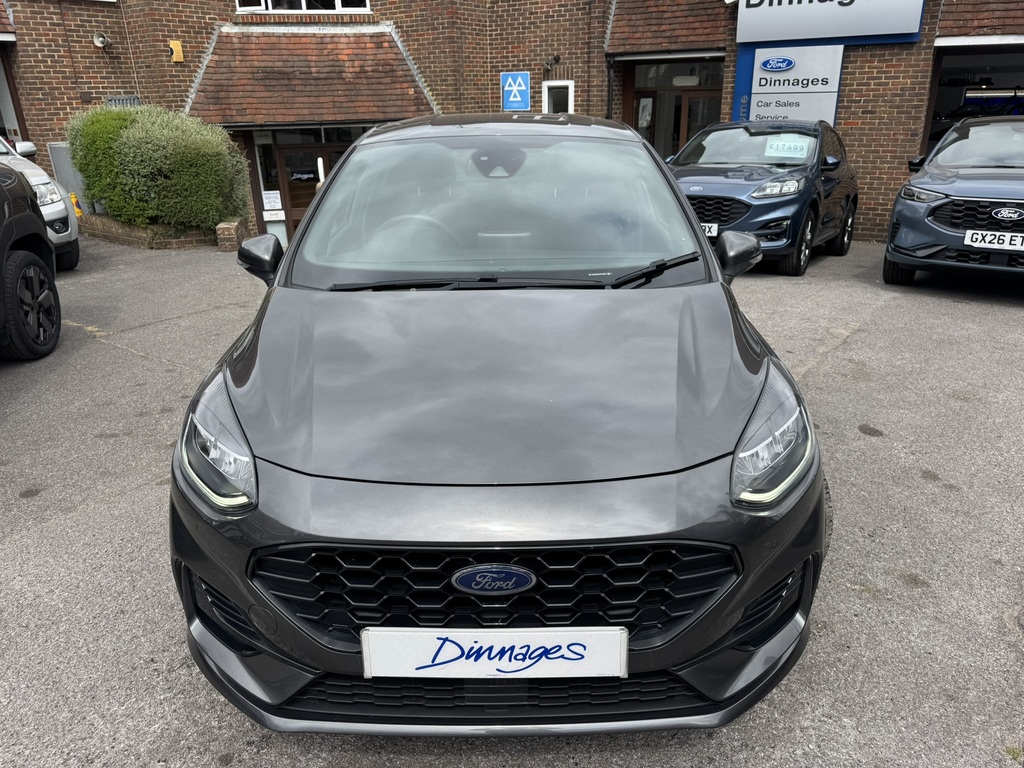 Ford Fiesta 1.0T Ecoboost St-line Hatchback GV73OMY Grey #2