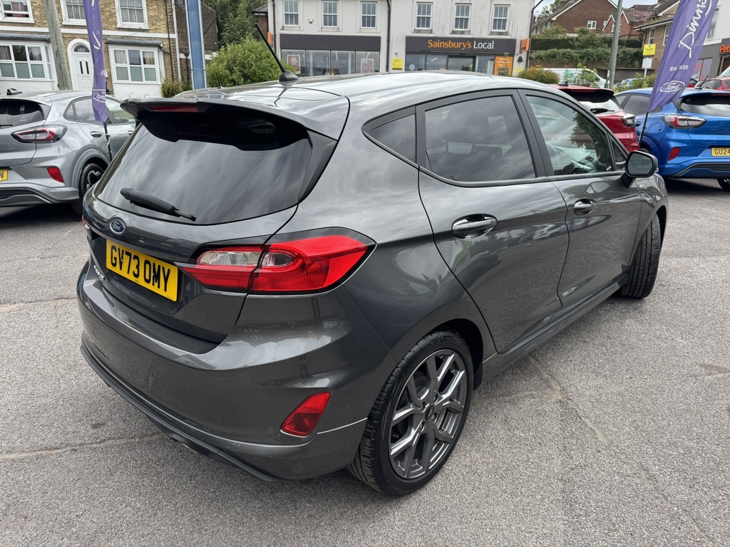Ford Fiesta 1.0T Ecoboost St-line Hatchback GV73OMY Grey #5