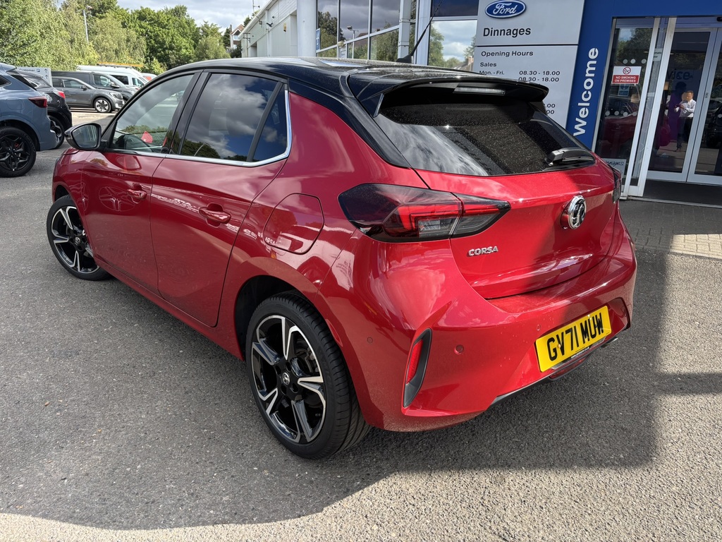 Vauxhall Corsa 1.2 Turbo Ultimate Hatchback Eur GV71MUW Red #5