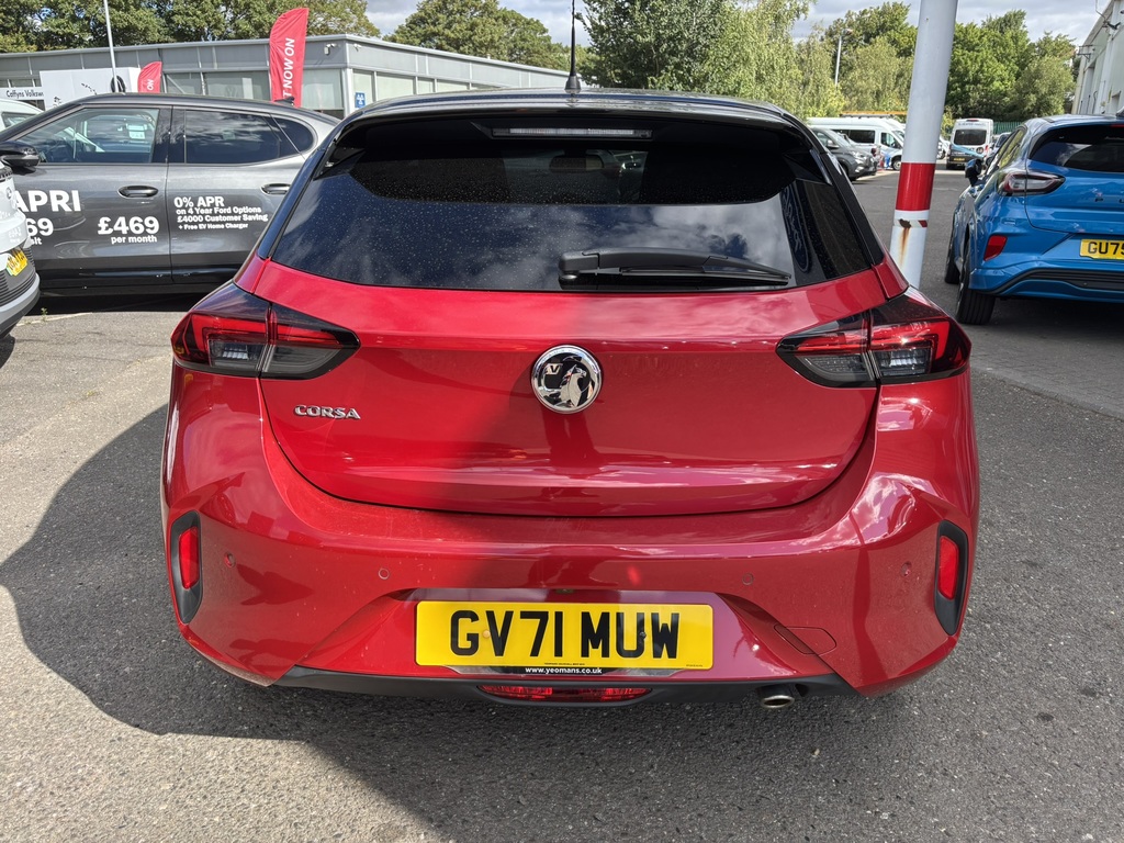Vauxhall Corsa 1.2 Turbo Ultimate Hatchback Eur GV71MUW Red #6