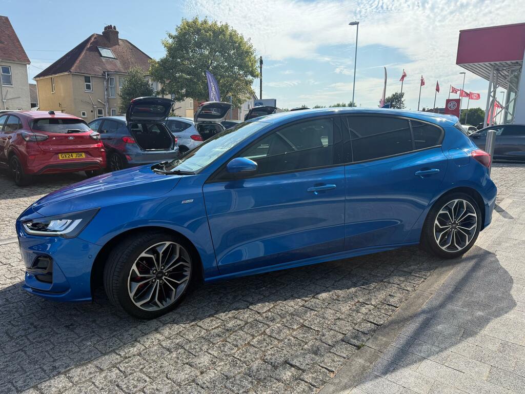 Ford Focus 1.0T Ecoboost Mhev St-line X Hatchback GY24YPA Blue #4