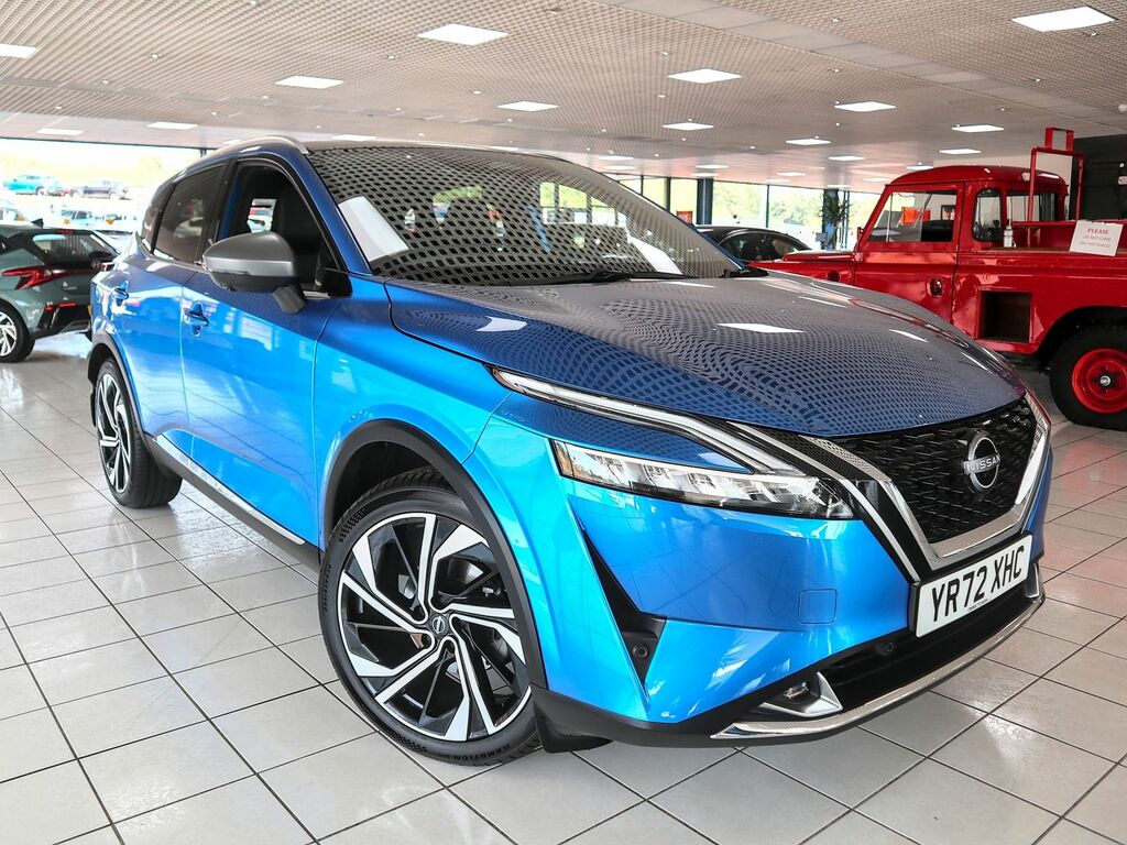Nissan Qashqai 1.3 Tekna Dig-t Mhev Xtronic YR72XHC Blue