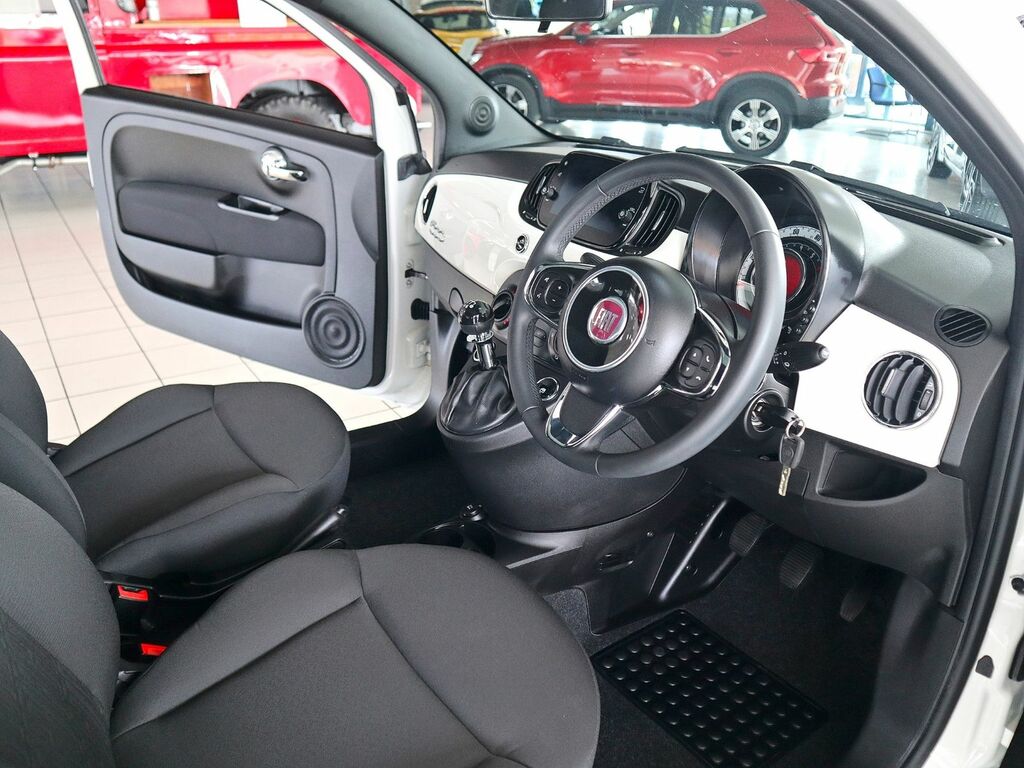 Fiat 500 1.0 Mhev White #3
