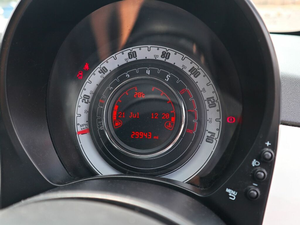 Fiat 500 Lounge Red #7