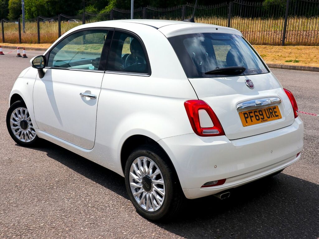 Fiat 500 Lounge White #2