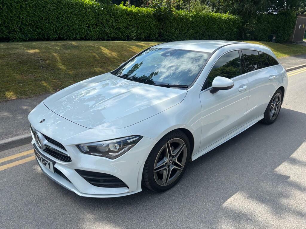 Mercedes-Benz CLA Class 1.3 Cla180 Amg Line Shooting Brake 7G-dct Euro 6 White #4