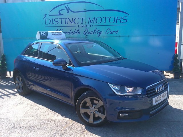Audi A1 Tfsi Sport Hatchback AX18NGN Blue