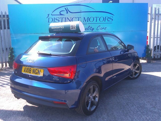 Audi A1 Tfsi Sport Hatchback AX18NGN Blue #6