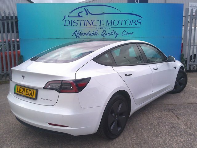 Tesla Model 3 Motor Long Range Saloon LE21EGU White #4