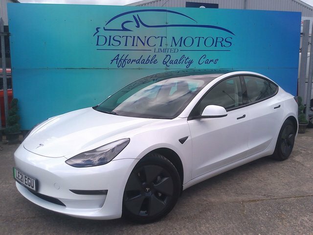 Tesla Model 3 Motor Long Range Saloon LE21EGU White #3