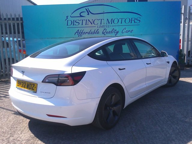 Tesla Model 3 Motor Long Range Saloon BK22WDZ White #6