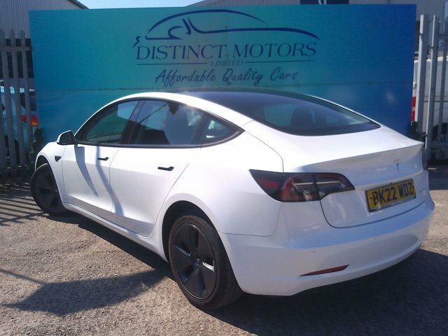 Tesla Model 3 Motor Long Range Saloon BK22WDZ White #4