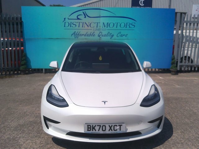Tesla Model 3 Range Plus Saloon BK70XCT White #2
