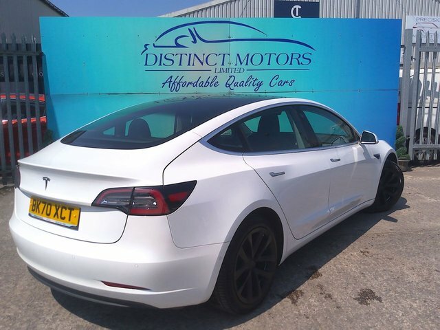 Tesla Model 3 Range Plus Saloon BK70XCT White #4
