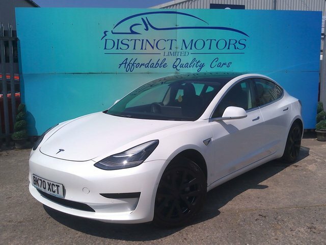 Tesla Model 3 Range Plus Saloon BK70XCT White #3