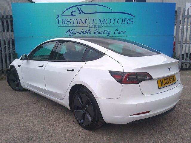 Tesla Model 3 Motor Long Range Saloon MJ21GYW White #4