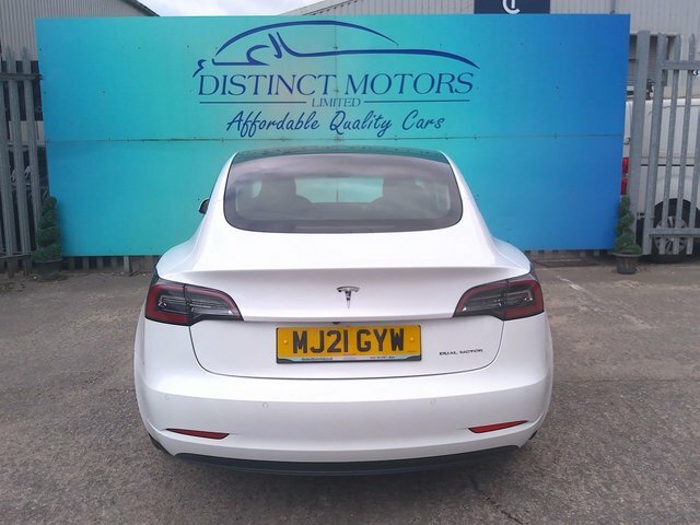 Tesla Model 3 Motor Long Range Saloon MJ21GYW White #5