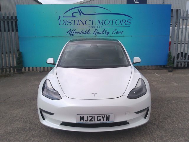 Tesla Model 3 Motor Long Range Saloon MJ21GYW White #2