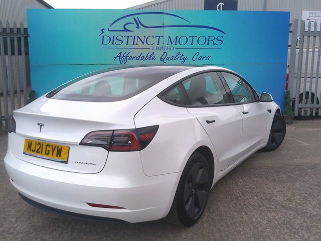 Tesla Model 3 Motor Long Range Saloon MJ21GYW White #6