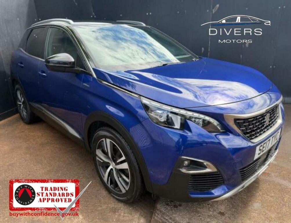 Peugeot 3008 Suv 1.6 Bluehdi Gt Line Euro 6 Ss 201717 SE17TYC Blue