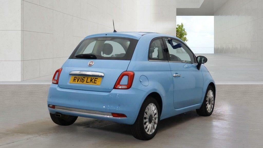 Fiat 500 1.2 Lounge Euro 6 Ss Blue #4