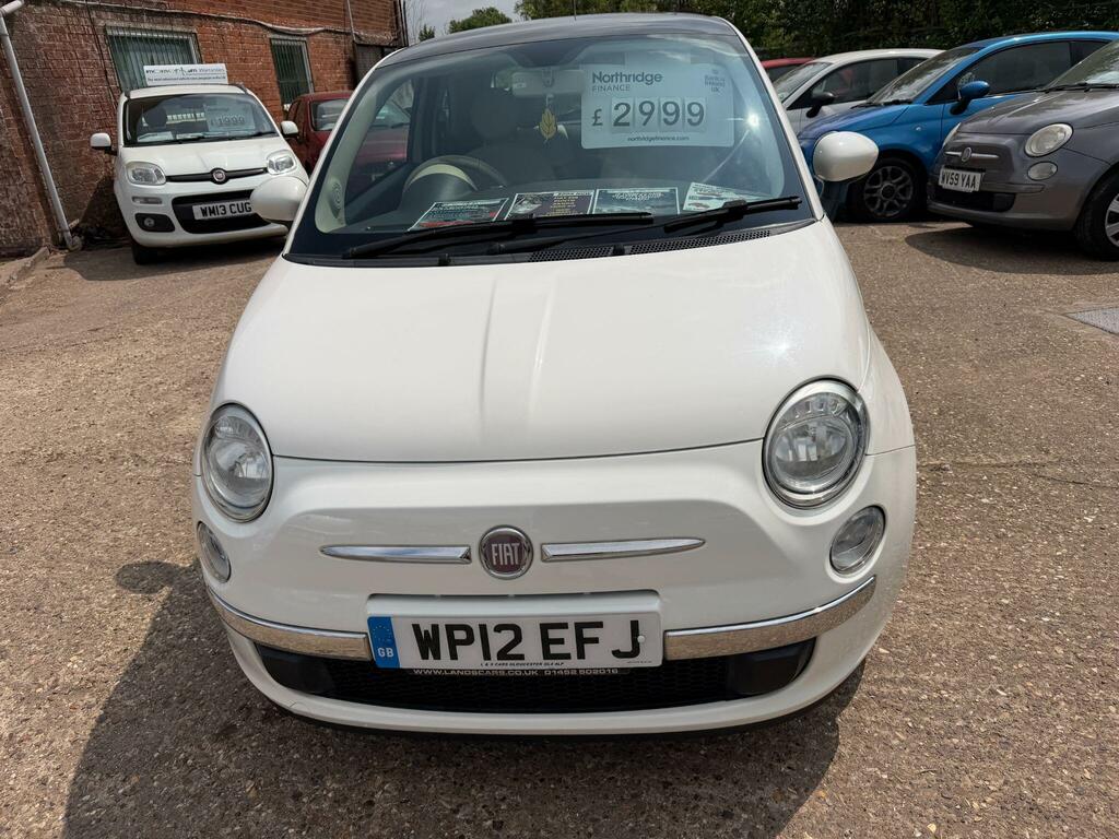 Fiat 500 1.2 Lounge Euro 5 Ss White #4