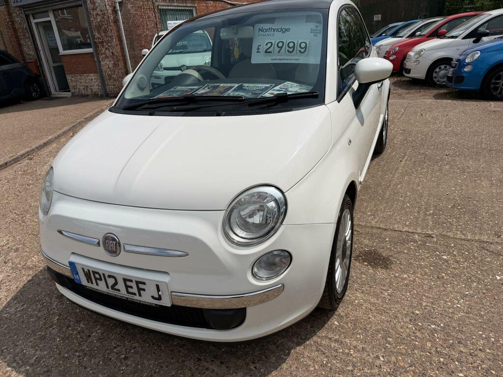 Fiat 500 1.2 Lounge Euro 5 Ss White #5