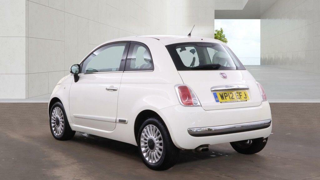 Fiat 500 Lounge White #3