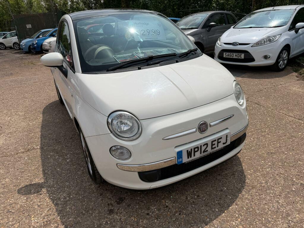 Fiat 500 1.2 Lounge Euro 5 Ss White #2