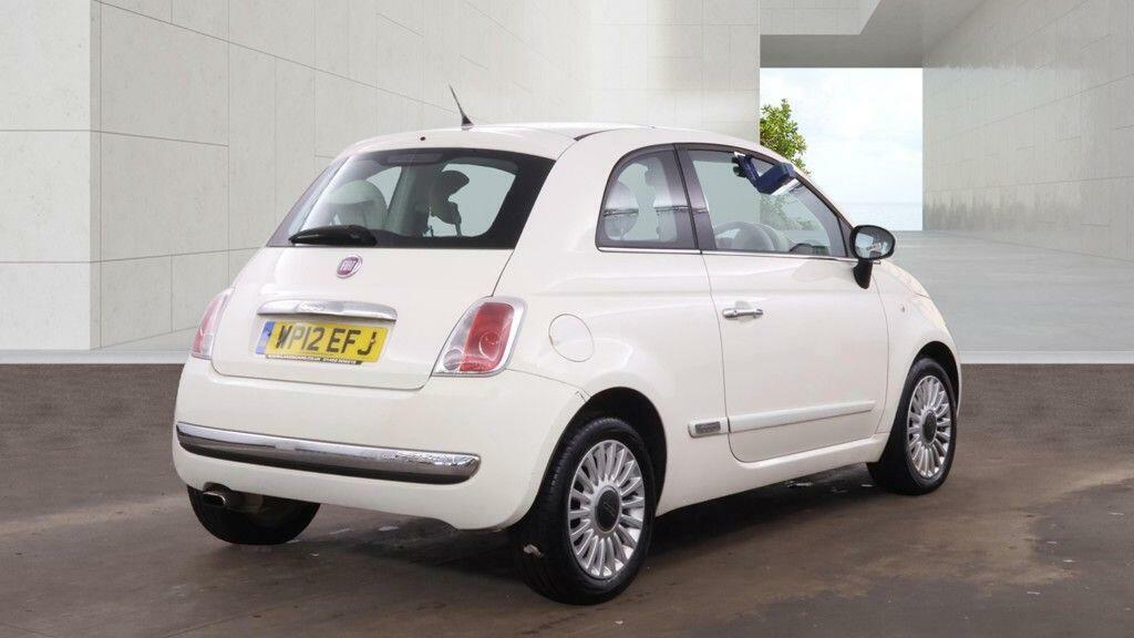 Fiat 500 Lounge White #4