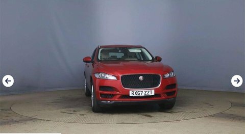 Jaguar F-Pace 2.0 D180 Portfolio RX67ZZT Red #2