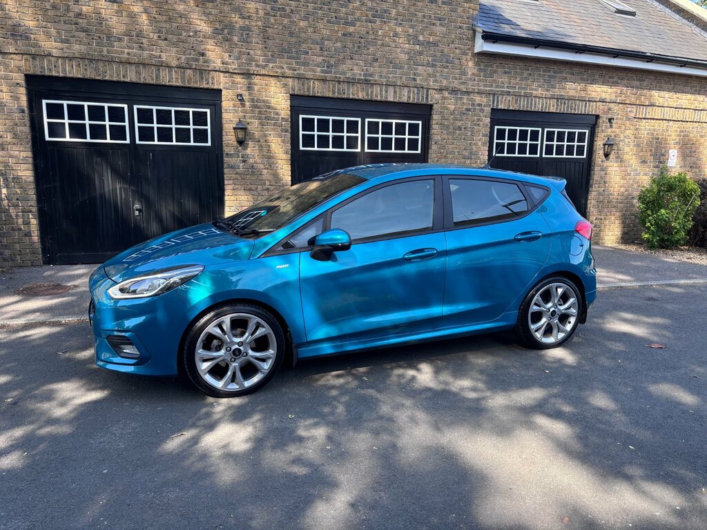 Ford Fiesta 1.0T Ecoboost St-line Hatchback CK18PWO Blue #5