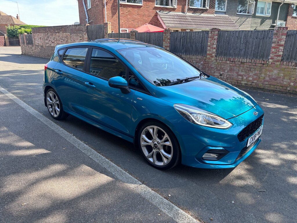 Ford Fiesta 1.0T Ecoboost St-line Hatchback Blue