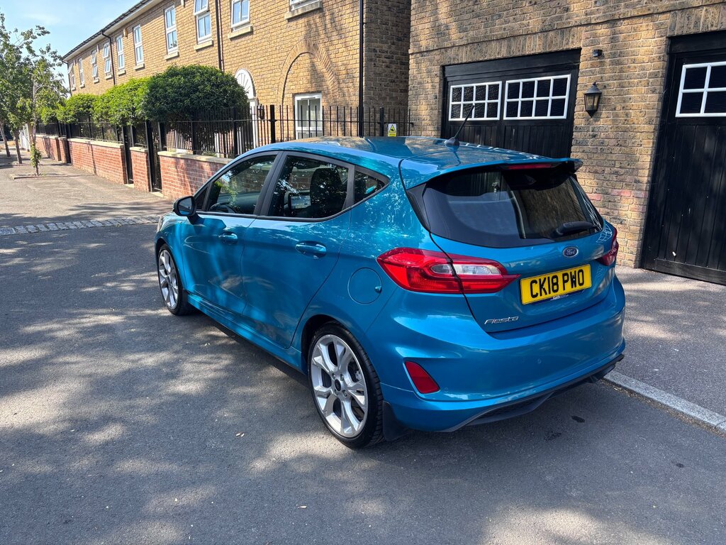 Ford Fiesta 1.0T Ecoboost St-line Hatchback CK18PWO Blue #3